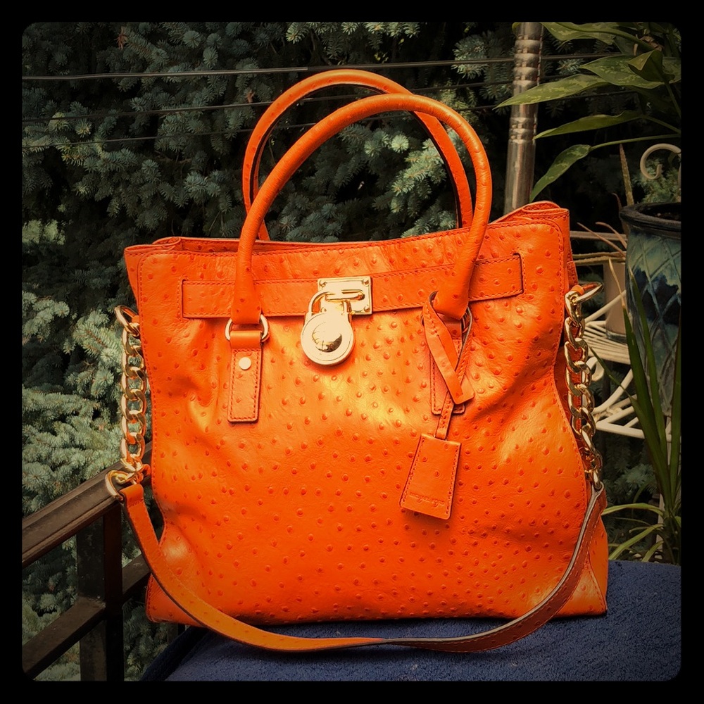 Ostrich Michael Kors bag